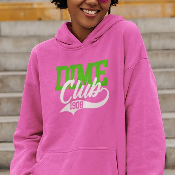 Alpha Kappa Alpha 1908 -Greek Line Number Club (Hoodie)