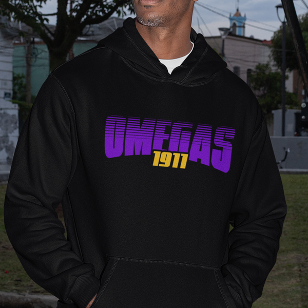 Omegas Retro - Omega Psi Phi (Sweatsuit) - (Hoodie + Sweatpants)