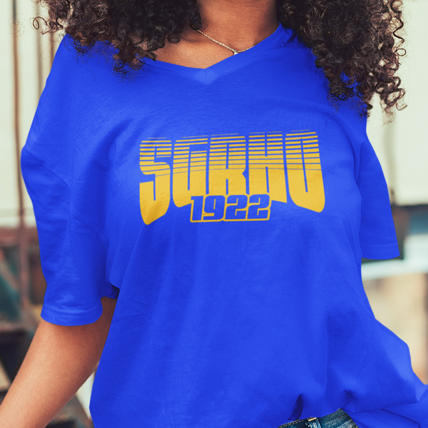 Sigma Gamma Rho - SGRho Greek Retro Edition (Women's V-Neck)