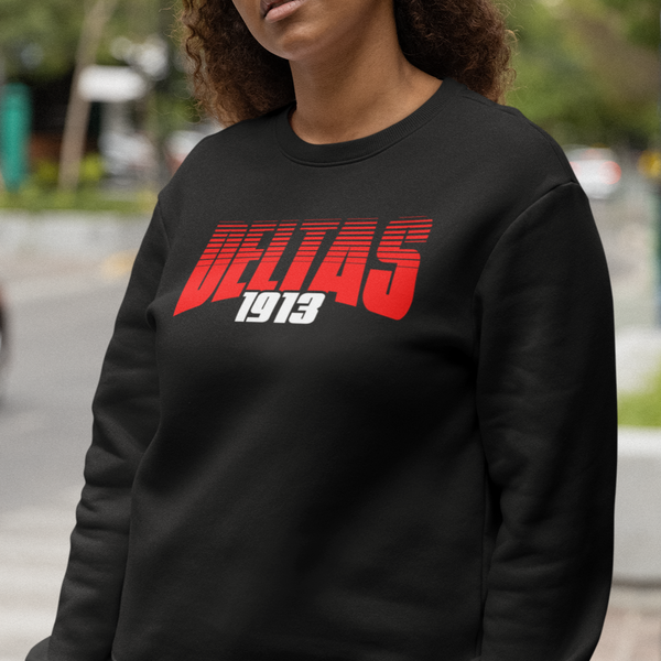 Delta Sigma Theta - Deltas Greek Retro Editon (Women's Sweatshirt)