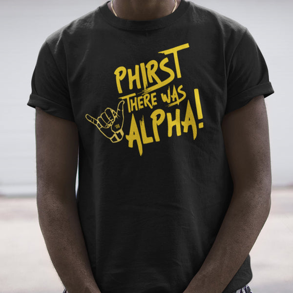Phirst There Was Alpha (Premium Men's Short Sleeve)
