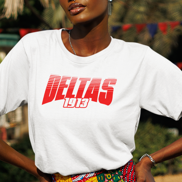 Delta Sigma Theta - Deltas Greek Retro Edition (Premium Women's Short Sleeve)