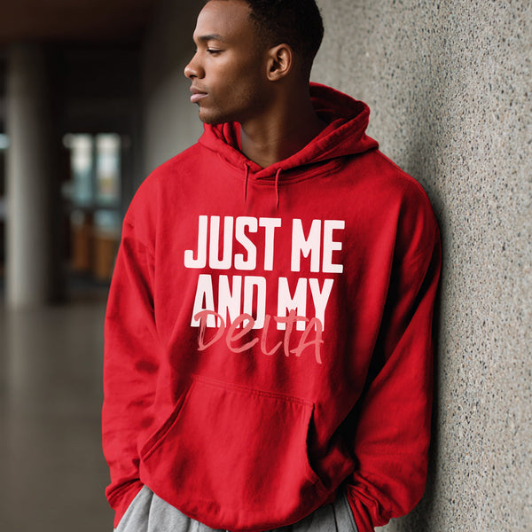 Just Me And My Delta (Men's Hoodie)