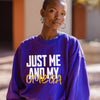 Just Me And My Omega (Women's Sweatshirt)