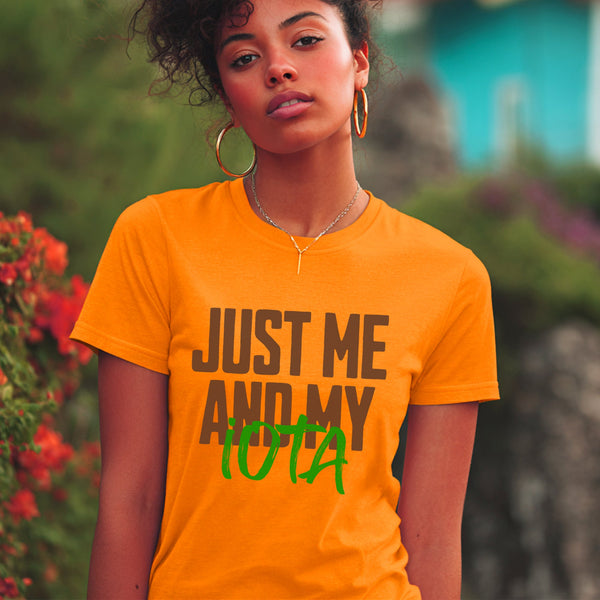 Just Me And My Iota (Women's Short Sleeve)