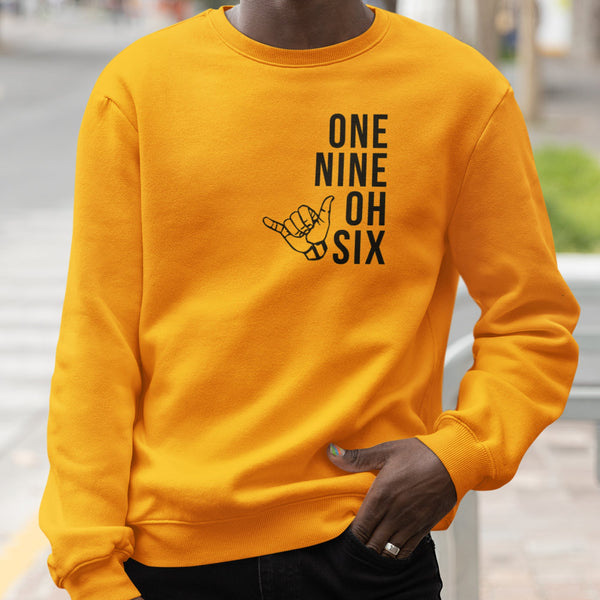 One Nine Oh Six (Embroidered) - Alpha (Men's Embroidered Sweatshirt)