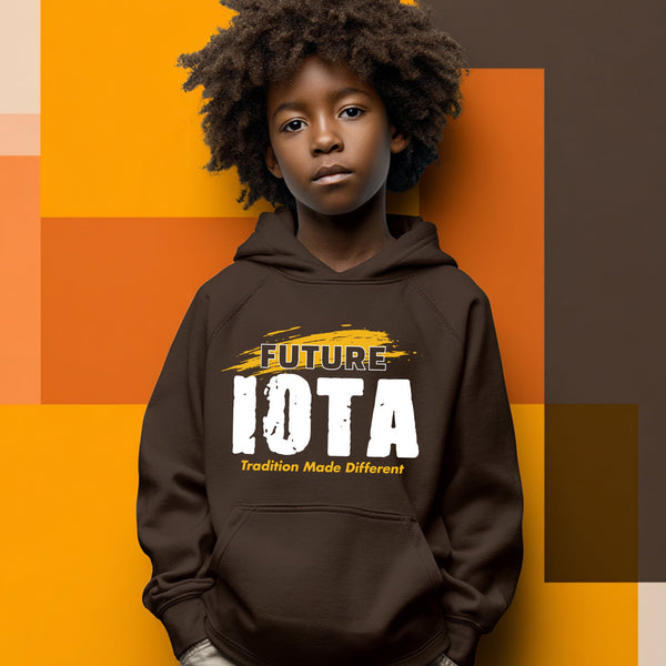 Future Iota NextGen (Brown Youth Hoodie) - Iota Phi Theta