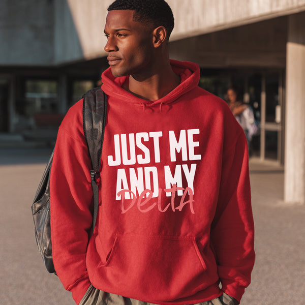 Just Me And My Delta (Men's Hoodie)