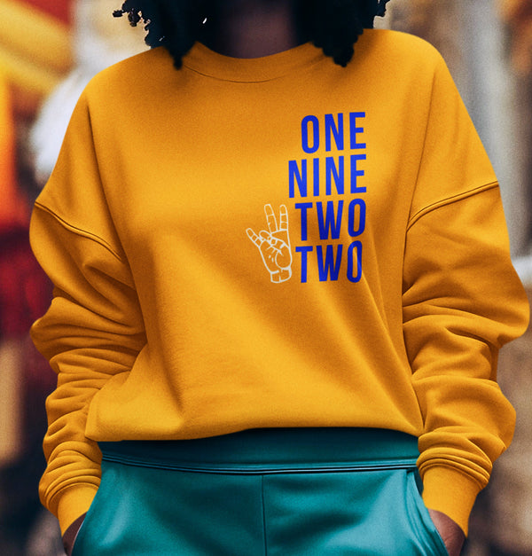 One Nine Two Two (Embroidered) - Sigma Gamma Rho (Women's Embroidered Sweatshirt)
