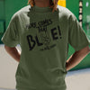 Here Comes The Blue - Fatigue Green - Phi Beta Sigma 1914 (Premium Men's Short Sleeve)