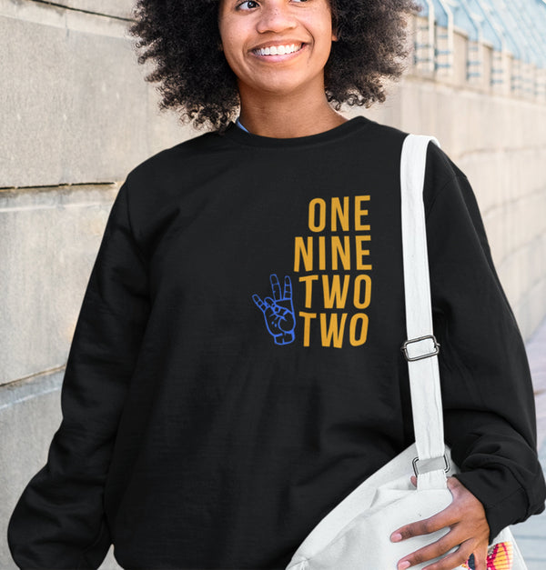 One Nine Two Two (Embroidered) - Sigma Gamma Rho (Women's Embroidered Sweatshirt)