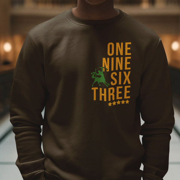 One Nine Six Three (Embroidered) - Iota Phi Theta 1963 (Men's Embroidered Sweatshirt)