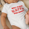 Will Pledge Kappa For Snacks (Onesie) - Kappa Alpha Psi