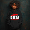 Future Delta NextGen (Black Youth Sweatshirt/Hoodie) - Delta Sigma Theta