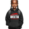 Future Delta NextGen (Black Youth Sweatshirt/Hoodie) - Delta Sigma Theta