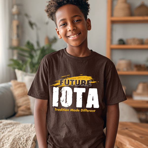 Future Iota NextGen (Brown Youth T-Shirt) - Iota Phi Theta