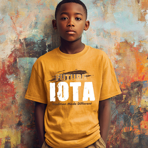 Future Iota NextGen (Gold Youth T-Shirt) - Iota Phi Theta