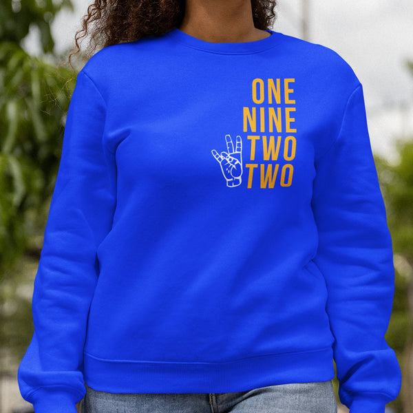 One Nine Two Two (Embroidered) - Sigma Gamma Rho (Women's Embroidered Sweatshirt)