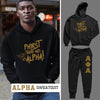 Phirst There Was Alpha - Alpha Phi Alpha (Sweatsuit) - (Hoodie + Sweatpants)