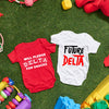 Delta Sigma Theta 2-Pack v.4 (Onesie) -Deltas Infant Bodysuit