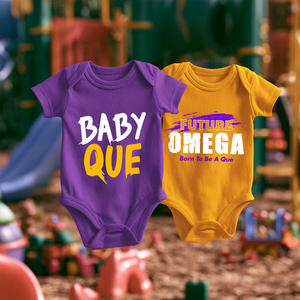 Omega Psi Phi 2-Pack v.6 (Onesie) - Omegas Infant Bodysuit
