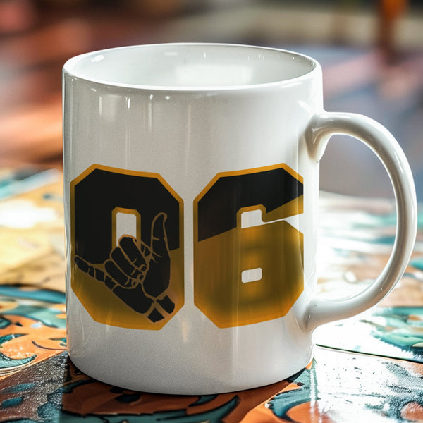 Alpha Founders Year 12 oz Ceramic Mug - Washable, Microwavable