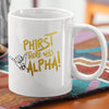 Alpha12 oz Ceramic Mug - Washable, Microwavable